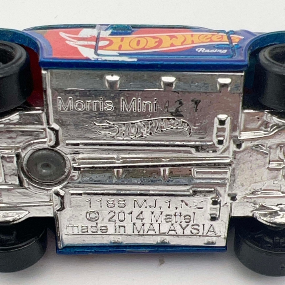 Hot Wheels Morris Mini 127 Racing‎ Blue Diecast Toy Car 2014 Malaysia - Picture 7 of 7